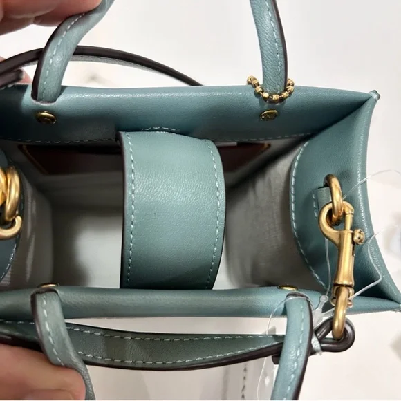 NWT COACH MINI CASHIN TOTE CROSSBODY HANDBAGPURSE